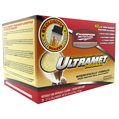 Champion Nutrition Ultramet Original with Shaker Bottle