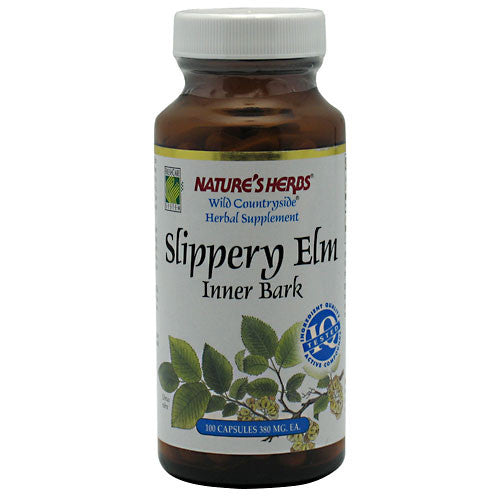 Natures Herbs Slippery Elm Inner Bark, Capsules