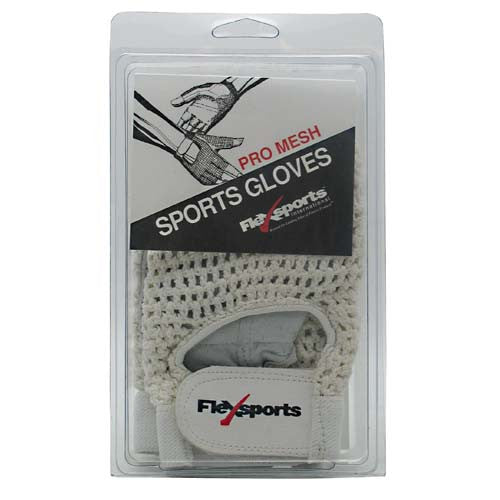 Flexsports International Pro Mesh Sports Gloves White